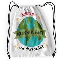 Plecak Sportowy Szkolny Dla Konsultanta Worek Z Nadrukiem Ze Zdjęciem
