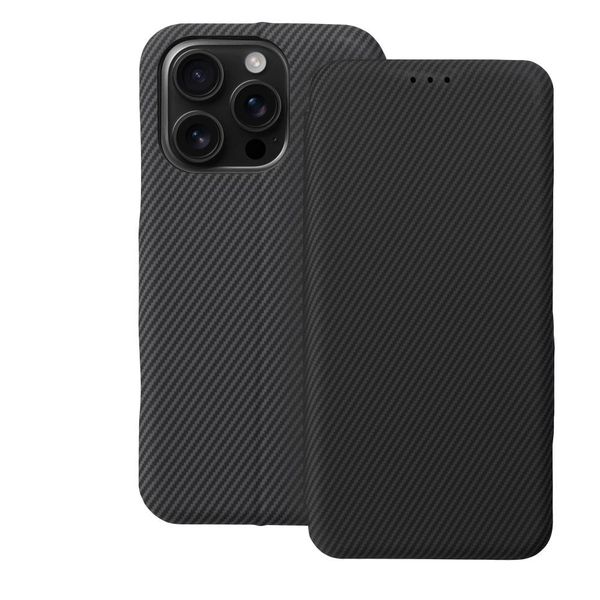 Kabura FOLIO Side Magnet do IPHONE 16 PRO szary zdjęcie 1