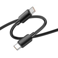 Kabel USB C do USB C Hoco PD 6A 100W 1 m X96 czarny