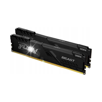 Pamięć RAM Kingston Fury Beast 32GB (2x16GB) 3200MHz CL16 1,35V DDR4 czarna