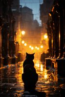 Plakat 40x60cm Samotna Wędrowczyni