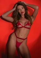 daring intimates peek-a-boo bow komplet biustonosz i figi z kokardami