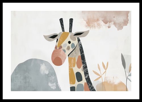 Plakat 45x30cm Żyrafa Bambino na Arena.pl