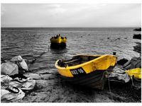 50X70CM ŁODZIE RYBACKIE OBRAZ POKOJU DREWNINE