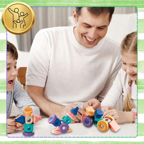 miękkie kreatywne klocki sensoryczne dla niemowląt dzieci funkcja gryzaka na Arena.pl