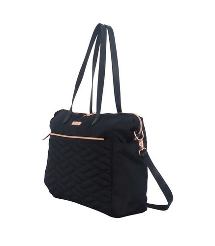 Torba damska - shopperka ELLE Doux czarna na Arena.pl