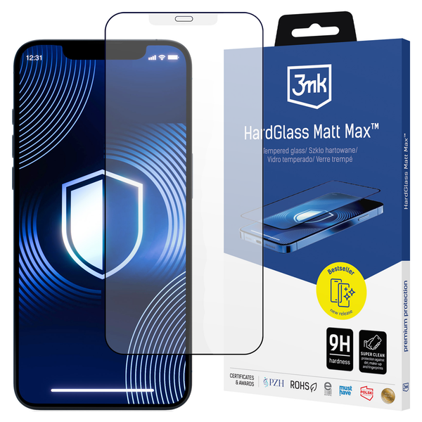 Apple iPhone 12 Pro Max - 3mk HardGlass Matt Max zdjęcie 3