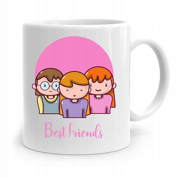 Kubek Prezent Dla Przyjaciela Best Friends Z Nadrukiem Ze Zdjęciem zdjęcie 1