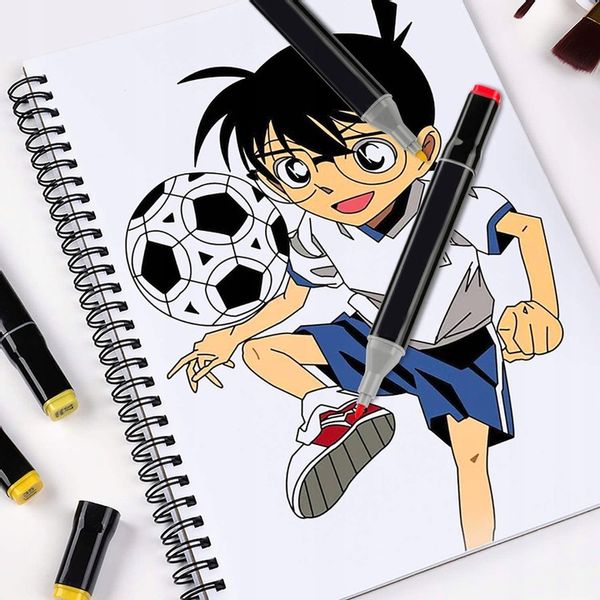 MARKERY ALKOHOLOWE FLAMASTRY MAZAKI PISAKI DWUSTRONNE Torba PREMIUM SET zdjęcie 5