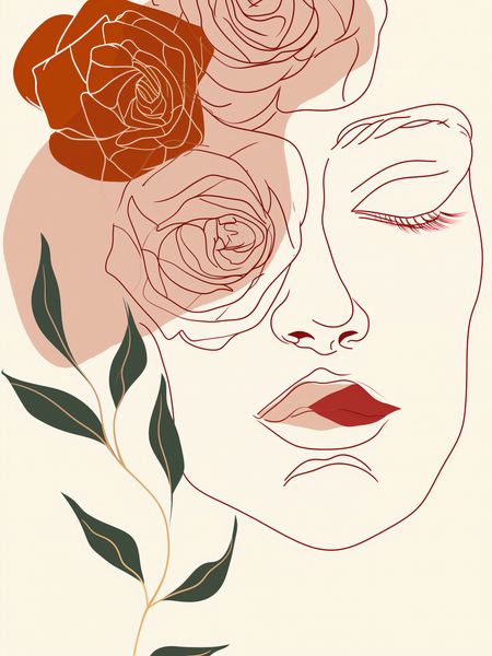 Plakat 15x20cm Beż i Twarz zdjęcie 1