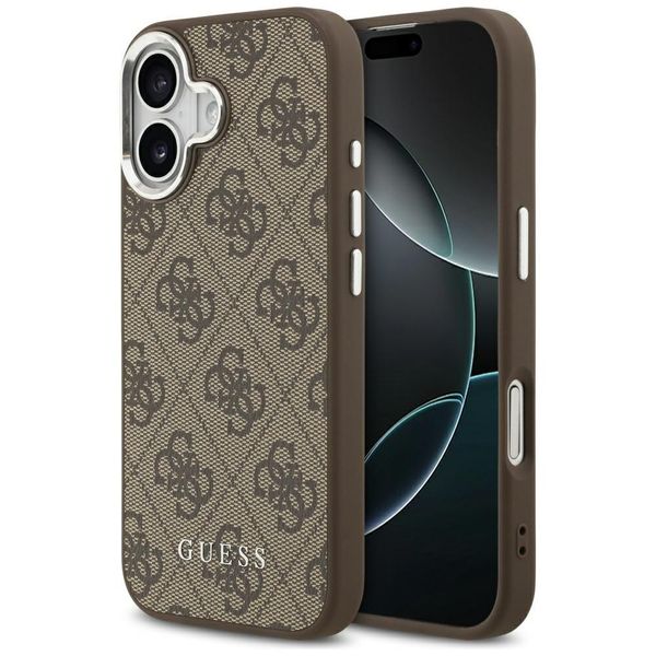 Etui Guess 4G Classic Logo MagSafe do iPhone 17 brązowy zdjęcie 1