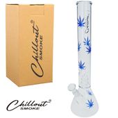 Bongo szklane Chillout Smoke Listki Marihuany 45 cm Perkolator Fajka Wodna