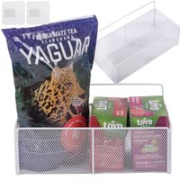 KOSZYK WISZĄCY KOSZ ORGANIZER METALOWY ZAWIESZANY PÓŁKA KUCHENNA BIAŁA