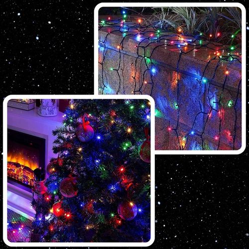 LAMPKI CHOINKOWE 300LED 22m ZEWNĘTRZNE WEWNĘTRZNE MULTIKOLOR ŚWIĄTECZNE na Arena.pl