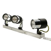 Lampa ścienno-sufitowa VERDI-3 czarny chrom żółty GU10 Vitalux