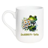 KUBEK "ŻAJEBISTY TATA" Wzór - Elegant Coffee 330 ml