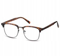 Okulary półramki Oprawki KOREKCYJNE zerówki Optyczne SUNOPTIC METAL+POLIWĘG