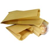 torebka papierowa 41x24/8 szara 500szt