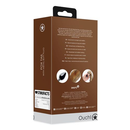 fox tail with metal butt plug na Arena.pl