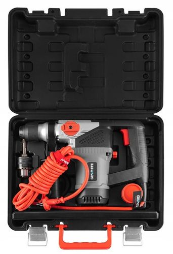 GRAPHITE Młot udarowy SDS+ 900W, walizka UDAR 58G860 na Arena.pl