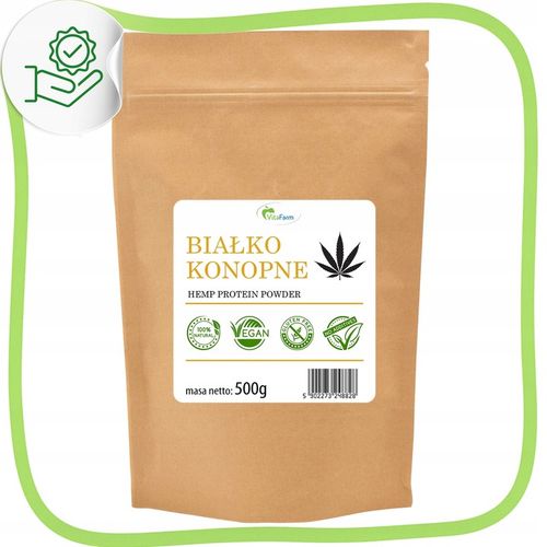 BIAŁKO KONOPNE 500 G HEMP PROTEIN na Arena.pl