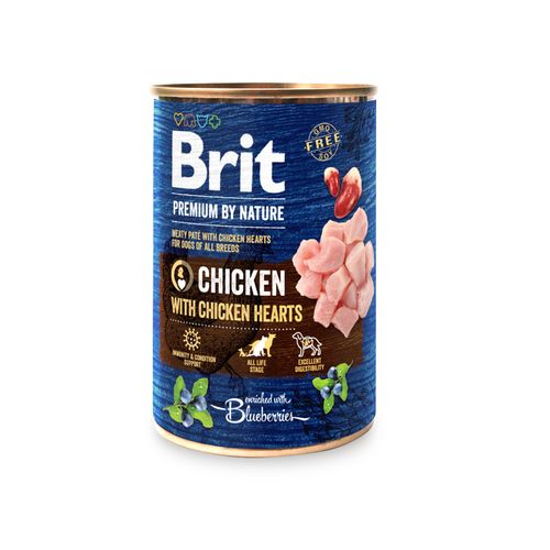Brit Premium By Nature Chicken With Chicken Hearts 400g na Arena.pl
