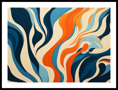 Plakat 55x40cm Oceaniczne Fale na Arena.pl