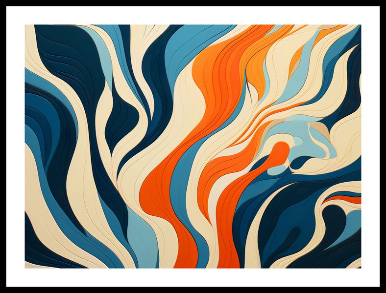 Plakat 55x40cm Oceaniczne Fale zdjęcie 3