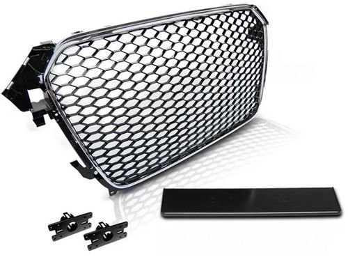 Grill ATRAPA AUDI A4 B8 11-15 RS-TYPE CHROME na Arena.pl