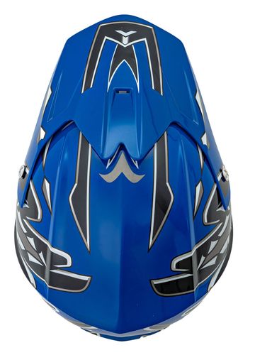 Kask Motocyklowy Enduro Niebieski M na Arena.pl