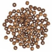 KORALIKI DREWNIANE KULKI SOSNOWE 10MM 100SZT CIEMNE GRKO-130 DP CRAFT