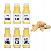 Sok z IMBIRU 6x240ml 100% bez cukru bez konserwantów imbir sok imbirowy NFC