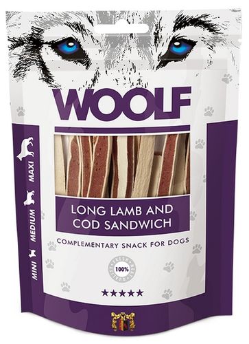 Woolf Soft Lamb & COD Sandwich Long 100g na Arena.pl