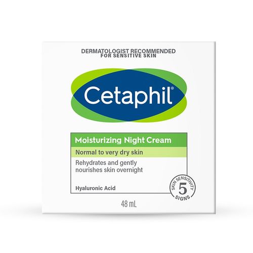 Cetaphil Krem nawilżający do twarzy na noc z kwasem hialuronowym 48ml na Arena.pl
