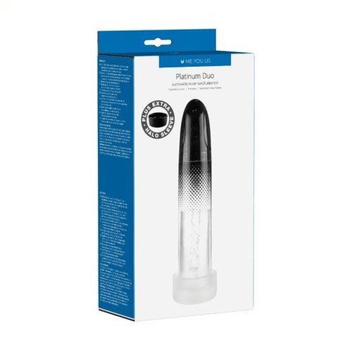 me you us platinum duo automatic pump masturbator clear/black na Arena.pl