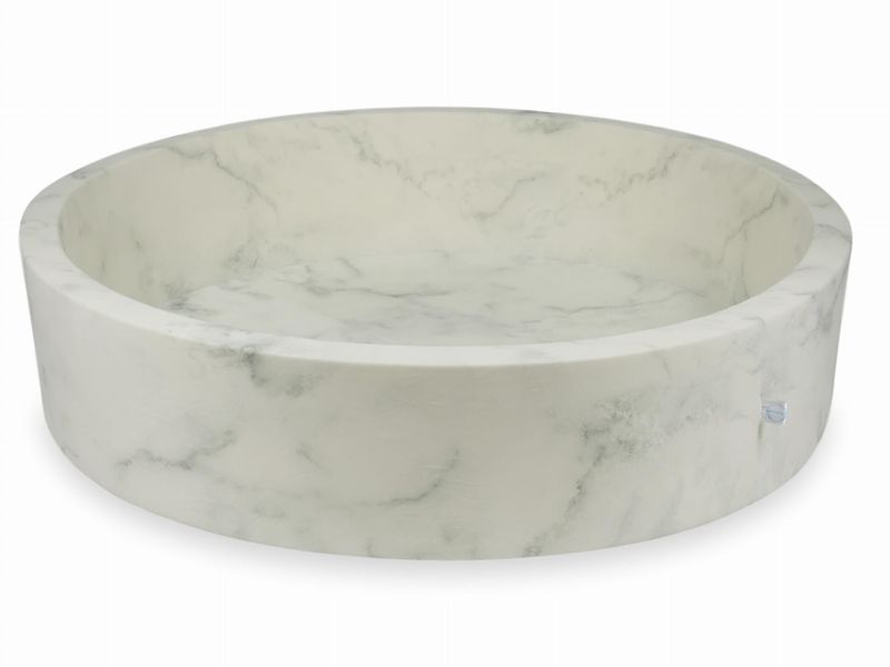 Suchy basen 130x30 marmur bez piłeczek zdjęcie 1