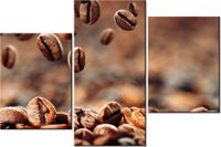 60 90CM OBRAZ 3 ELEM PALONE ZŁOTO ŚCIENNY DRUK PŁÓTNO