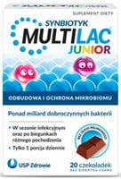 MULTILAC JUNIOR probiotyk dla dzieci czekoladki 20 czekoladek
