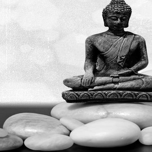 Deco Panel, Budda na kamieniach zen 3 60x40 na Arena.pl