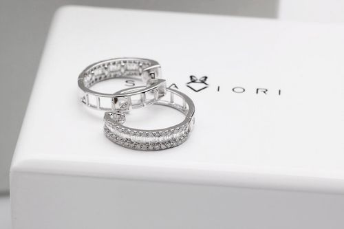 Złote kolczyki KBD4759 - Diament na Arena.pl