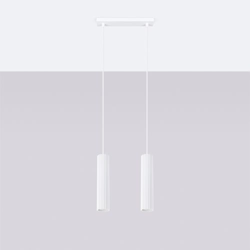 Lampa wisząca KARBON 2 biały na Arena.pl