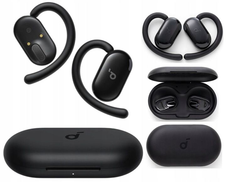 CZARNE Słuchawki Bezprzewodowe o otwartej konstrukcji Soundcore V30i zdjęcie 1