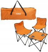 STOLIK STÓŁ SKŁADANY 3 KRZESŁA Zestaw turystyczny KEMPINGOWY PIKNIK BALKON