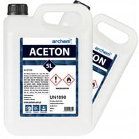 Aceton Techniczny 2x5L Odtłuszczacz Rozpuszczalnik Zmywacz do