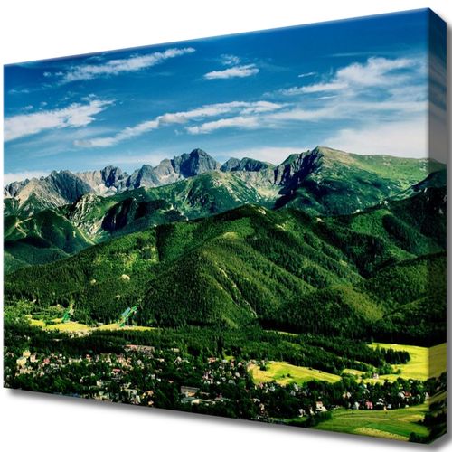 Obraz Płótno 40X30 Dolina W Tatrach na Arena.pl