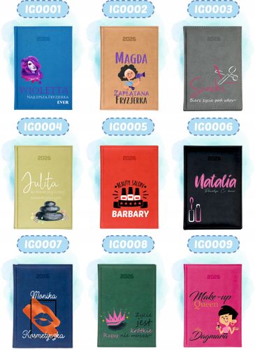 KALENDARZ A5 2026 DZIENNY terminarz z nadrukiem DLA PODRÓŻNIKA + IMIĘ na Arena.pl