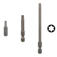 BIT, GROT, KOŃCÓWKA T15 EH 25MM 3 SZT. - B 2607001607