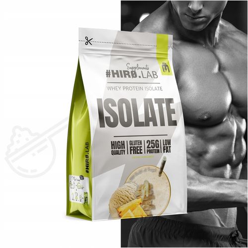 Izolat Białka BIAŁKO 700 g WPI ISO Whey Protein Isolate Ananas Hiro na Arena.pl