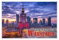 Warszawa Pałac Kultury - magnes szklany