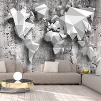 Fototapeta - Mapa świata: origami 350x245